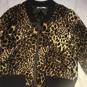 cheetah print jacket